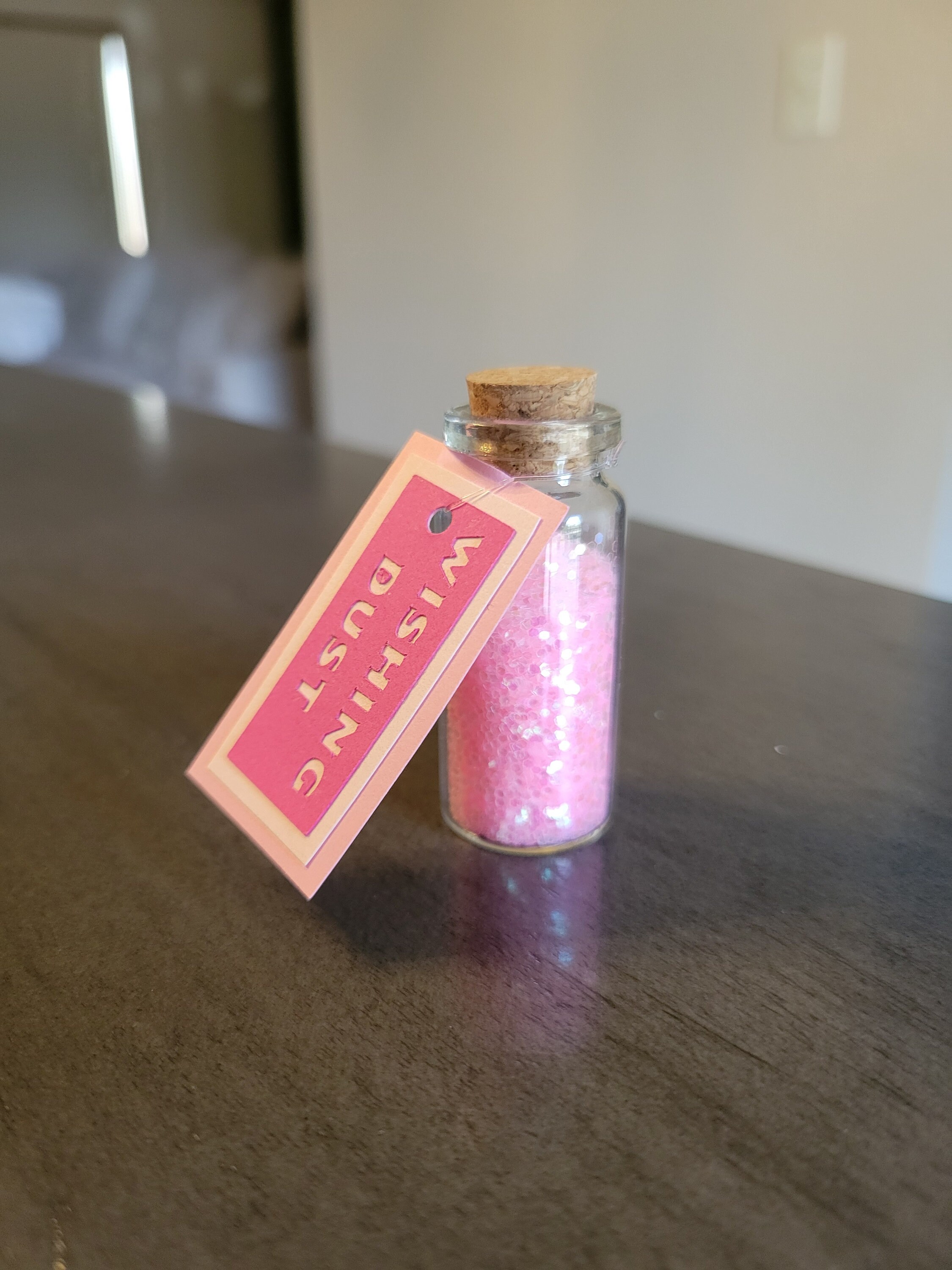 Regalos de fiesta con polvo de los deseos para fiestas de cumpleaños  infantiles, bodas o simplemente para divertirse! Frascos de vidrio de 10 ml  con magia de purpurina en el interior (juegos, image size:2250x3000