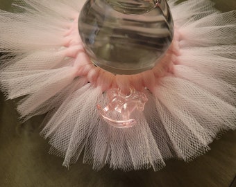 BOTTLE TUTU baby shower Party Favor Gender Reveal * birthday decoration Pink keepsake wedding bridal sweet 16 quinceanera tulle it's a girl