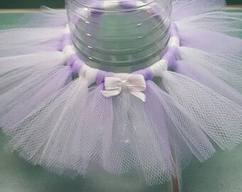 BOTTLE TUTU Birthday Party Favor* Princess decoration Ballerina lavender white Baby Shower Wedding bridal Sweet 16 quinceanera tulle girl