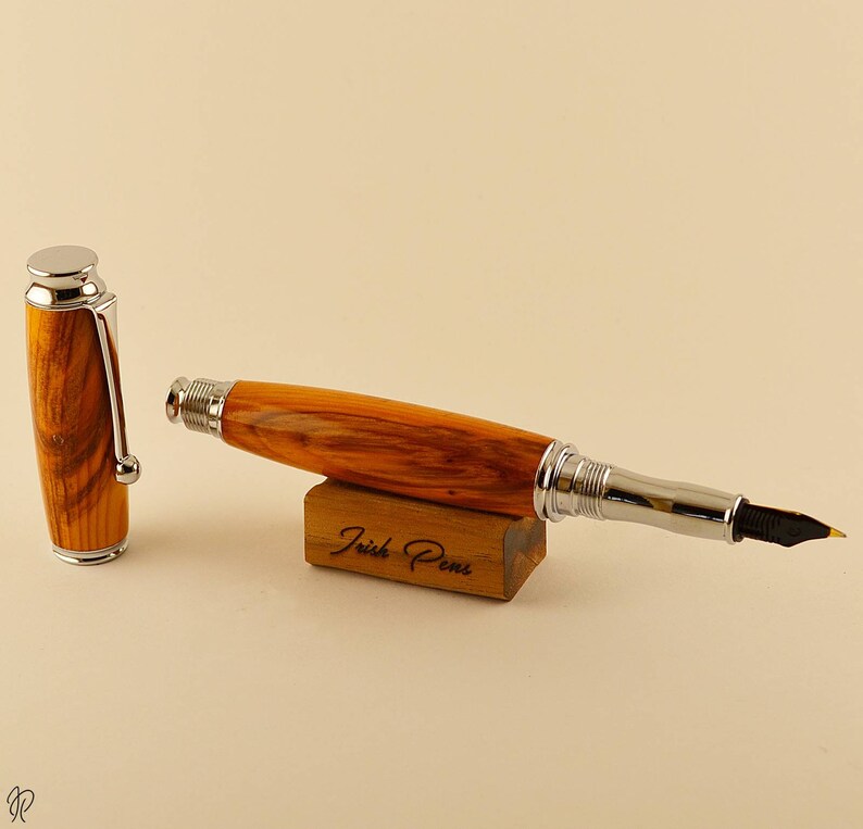 best friend gift graduation gift in Irish Yew gift for mom wooden Fountain pen gift for sister gift for teacher Handmade in Ireland