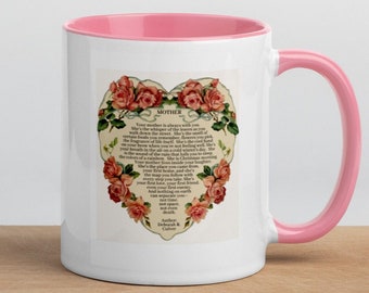 Ceramic Coffee Mug | YOUR MOTHER IS Always with You Poem | 2-Sided Design | 11 oz. |