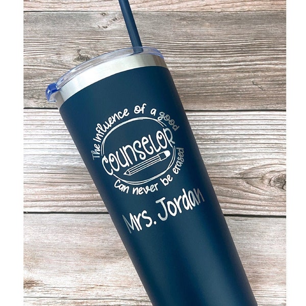 School Counselor Gift, School Counselor Tumbler, Personalized Counselor Gift, Teacher Appreciation Week, Back to School, End of Year