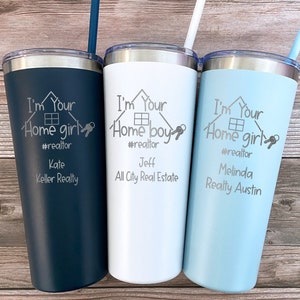 Realtor Gift for Agent, Realtor Tumbler, Realtor Closing Gift, Realtor Thank You Gift, Funny Realtor Gift, Gift for Real Estate Agent