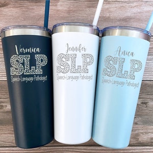 Speech Language Pathologist Gift, SLP Gift, Speech Therapist Gift, SLP Tumbler, Speech Therapy Cup, Speech Graduation Gift, Speech Therapy