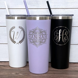 Stainless Steel Straws - Laser Engraved