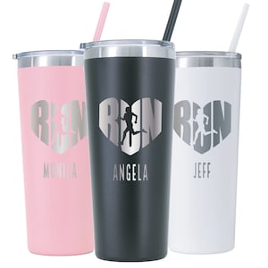 Runner Tumbler, Gift for Runner, Running Gifts, Runner Gift, Track Coach Gift, Cross Country Gift, Cross Country Coach, Track Mom