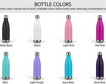 blank water bottles etsy