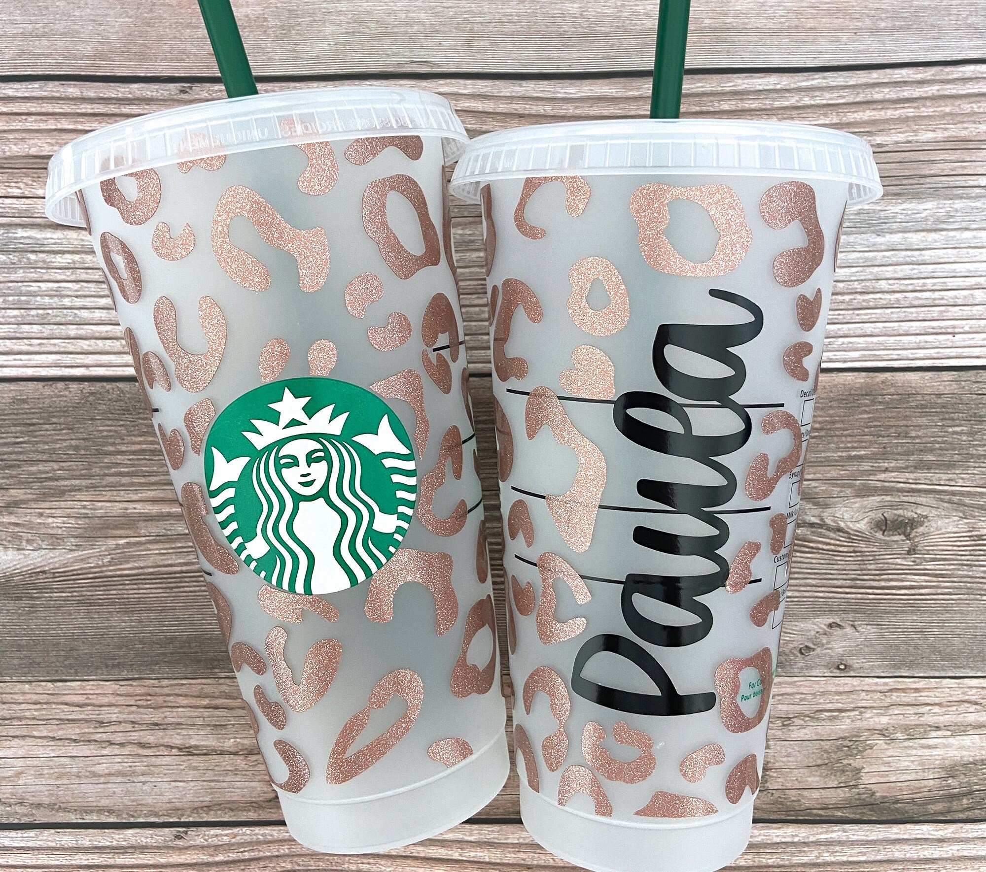 Customised Starbucks Cups