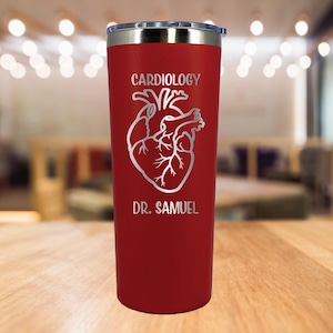 Cardiology Gift, Cardiology Nurse, Cardiologist Gift, Skinny Tumbler, Electrophysiologists Gift, Cardiology Squad, Cardiology Technician