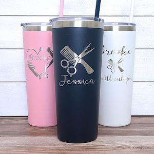 Hairdresser Gift, Hairdresser Tumbler, Cosmetology, Personalized Hairdresser Tumbler, Beauty Salon, Hair Salon, Hair Stylists Gift, Monat