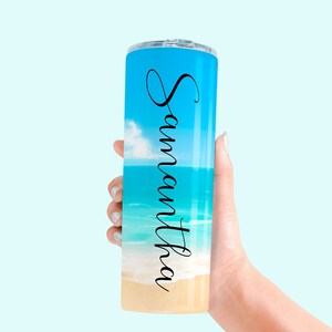 Personalized Beach Vacation Tumbler, Girls Trip Tumbler, Family Vacation Cups, Cruise Tumbler, Family Trip Gift, Bachelorette Trip Gift