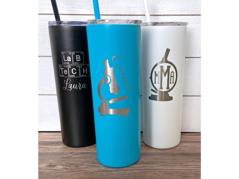 Personalized Lab Tech Tumbler Lab Tech Gift Laboratory Etsy