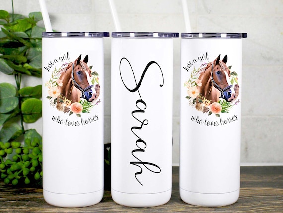 Personalized Horse Gift For Men Tumbler Cup