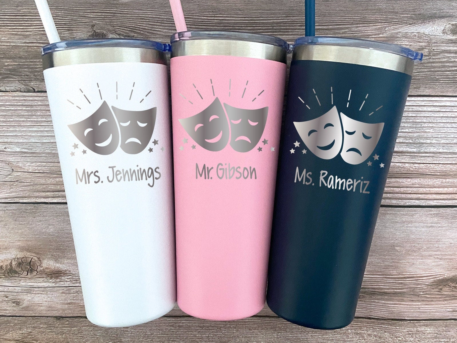 Theater Teacher Gift Drama Teacher Tumbler Theatre Gift Theatre