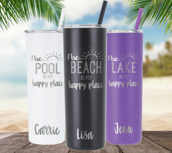 The Beach Is My Happy Place 9794503 Vector Art At Vecteezy