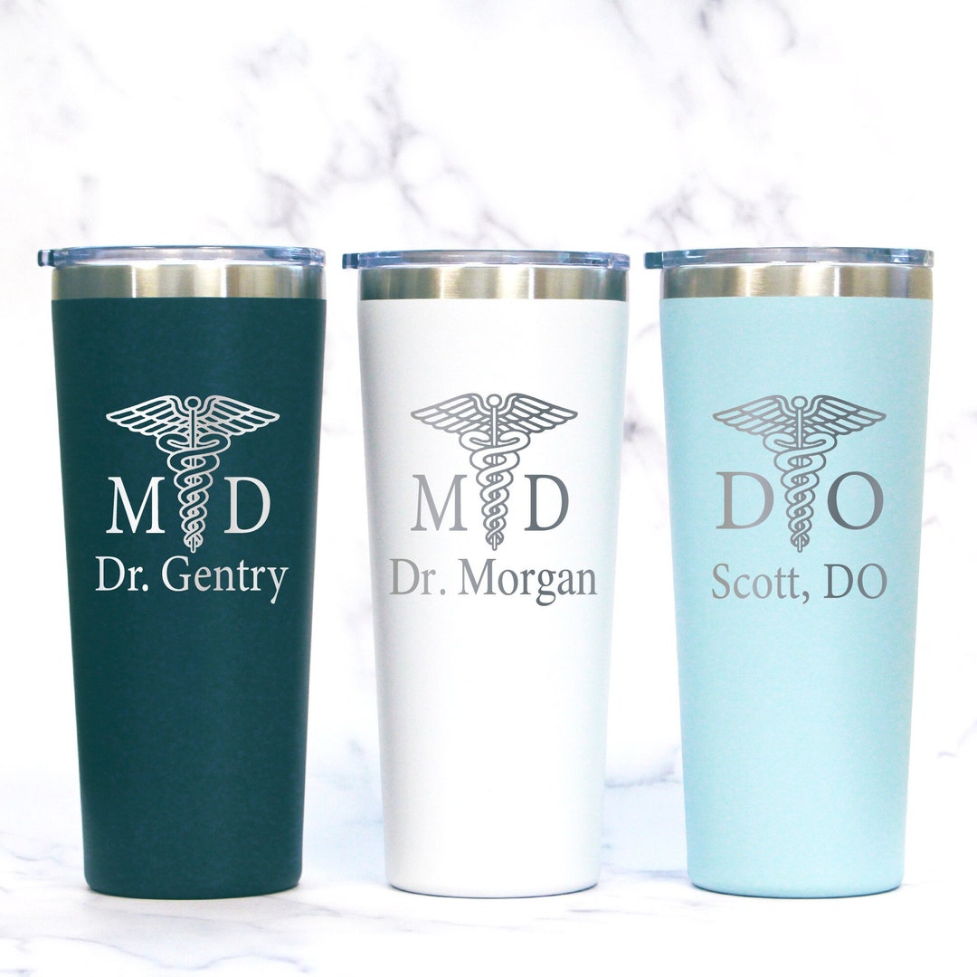 Doctor Gift for Men, Personalized Doctor Tumbler, Medical School Graduation Gift, Doctor
