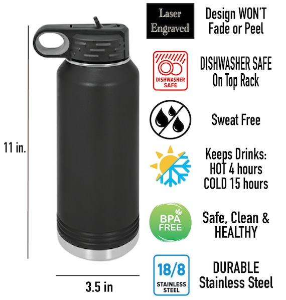 evo International Women's Day Hydro Flask 32oz Water Bottle