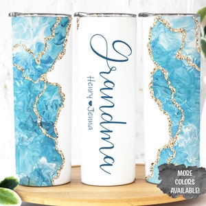 Grandma Gift, Grandma Tumbler, Grandmother, Grandmother Tumbler with Grandkids Names, Personalized Grandparent Gift, Grandma Announcement