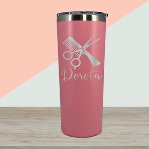 Hairdresser Personalized Tumbler - Cosmetology, Hair Stylist, Beauty Salon, Hair Salon, Hair Stylists Gift