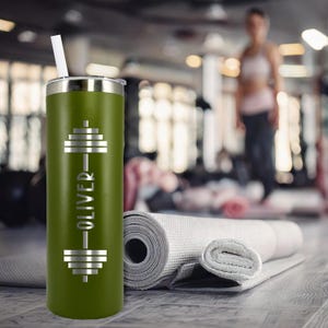 Personal Trainer Travel Mug for Gym Teacher, Fitness Gift for Women,  Athletic Trainer Cup for Men Women, Fitness Instructor Skinny Tumbler