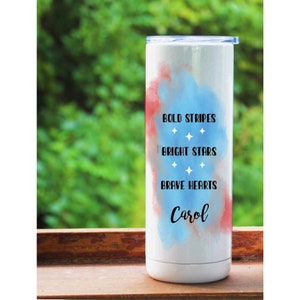 Personalized Independence Day Tumbler, Fourth of July, Independence Day, July 4th, Red White & Blue Tumbler, Gift for July 4th, Americana