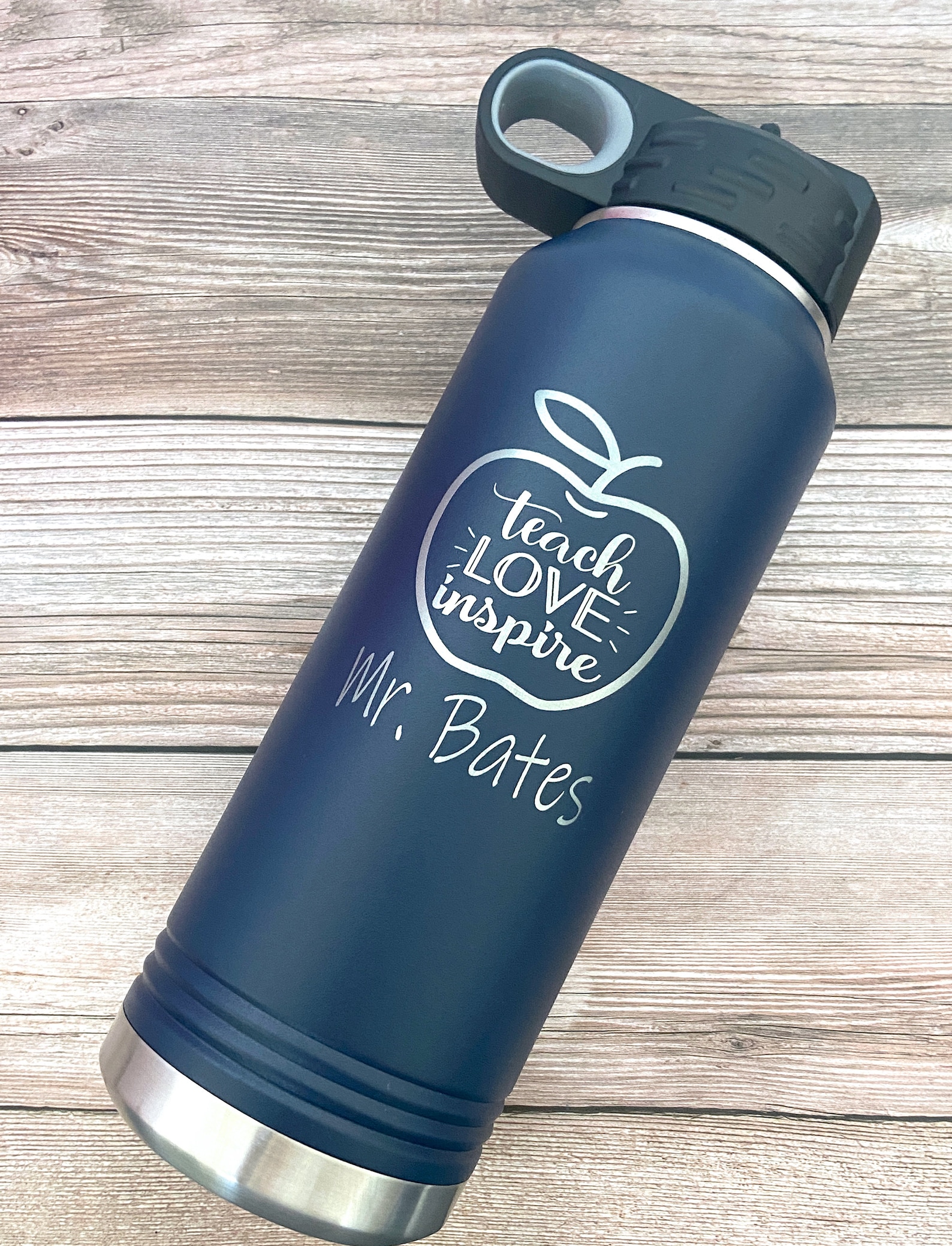 Teacher Gift Teacher Water Bottle Personalized Teacher Etsy