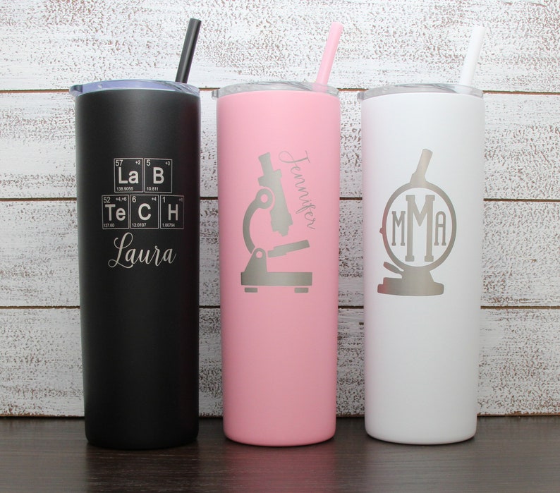 Lab Tech Gift Personalized Lab Tech Tumbler Laboratory Etsy