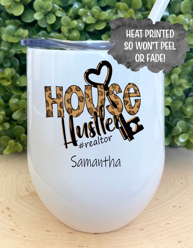Realtor Gift Personalized Realtor Tumbler House Hustler Etsy