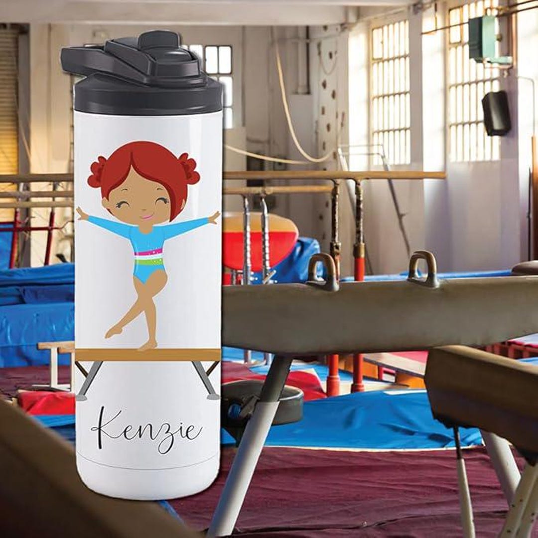 Gymnastics Water Bottle Personalized, Gymnastics Gifts, Gymnastics ...