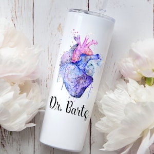 Cardiology Personalized Tumbler - Cardiology Nurse, Cardiologist Gift, Electrophysiologists Gift, Cardiology Squad, Skinny Tumbler