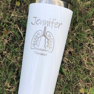 Respiratory Therapist Gift, RT Gift, Respiratory Therapist Tumbler, Graduation Gift, RT Student, Personalized Tumbler For RRT