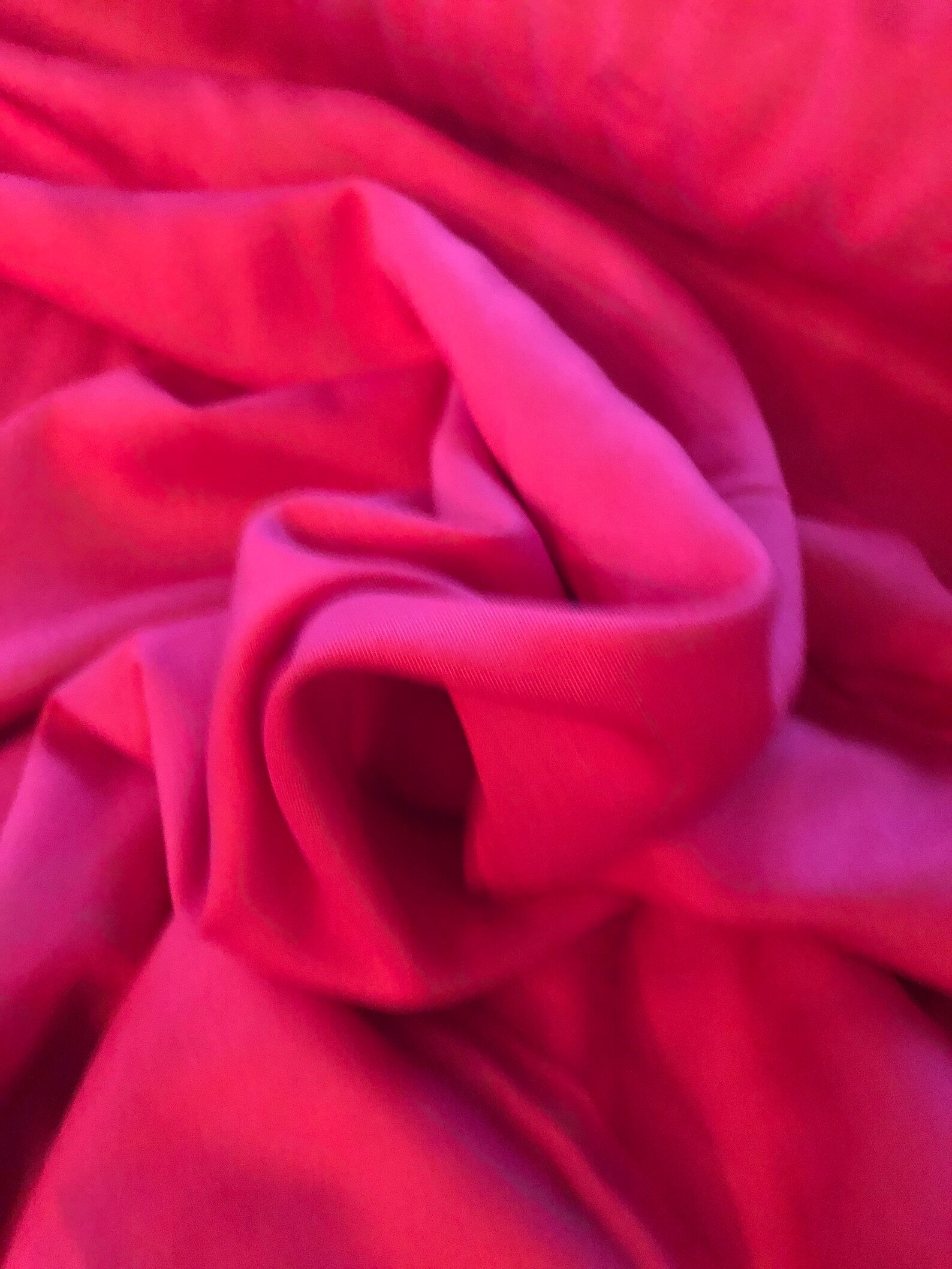 Rayón rosa brillante. 56-60 de ancho Tejido cortado a - Etsy España