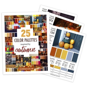 25 paletas de cores inspiradas no outono