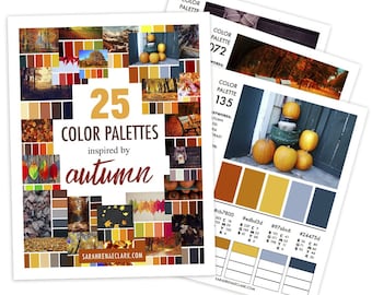 Palettes de couleurs 25 inspirés par l’automne