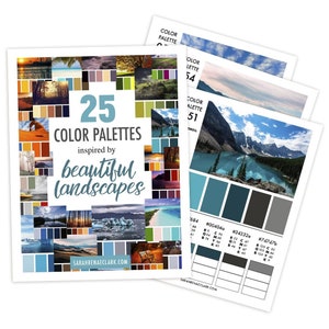 Palettes de couleurs 25 inspirés par la beauté des paysages