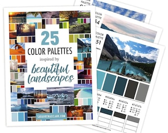 Palettes de couleurs 25 inspirés par la beauté des paysages