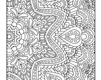 Adult Coloring Book Art Therapy Volume 2 Printable PDF Coloring Book  Digital Download, Print at Home 20 Adult Coloring Page Patterns -   Israel