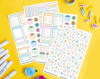 Functional Sticker Pack (Printable + Digital Only)