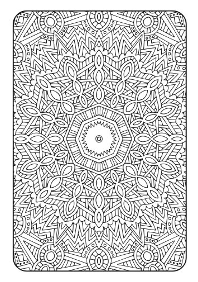 Adult Coloring Book Art Therapy Volume 2 Printable PDF - Etsy