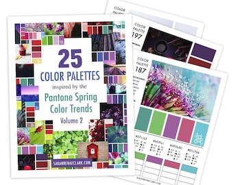 25 Palettes de couleurs inspiré par les tendances de la couleur Pantone printemps (Volume 2)