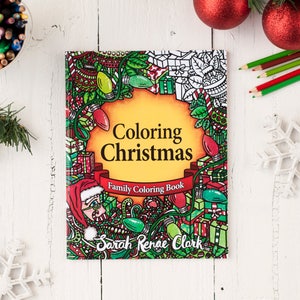 Libro da colorare di Natale / Natale da colorare - 30 pagine da colorare di Natale / Download digitale - Libro da colorare PDF stampabile per le vacanze