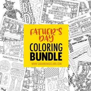 Father&#39;s Day Coloring Bundle