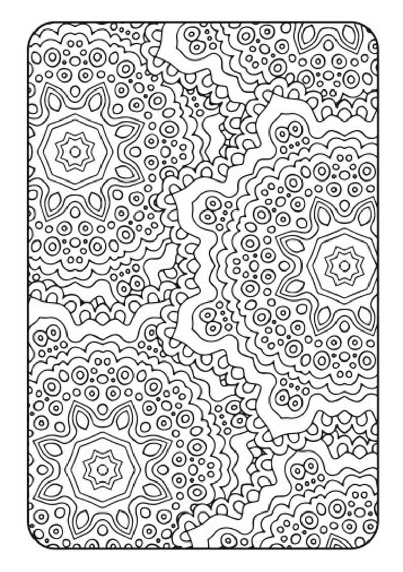 Download Adult Coloring Book Art Therapy Volume 2 Printable PDF | Etsy