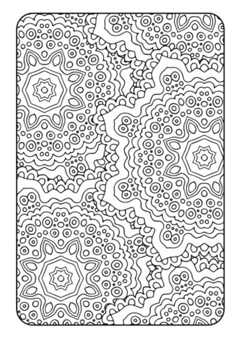 Download Adult Coloring Book Art Therapy Volume 2 Printable PDF | Etsy