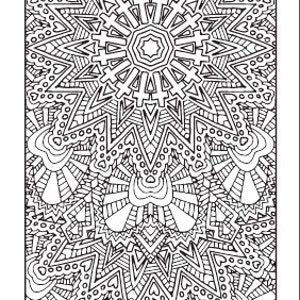 Art Therapy - Printable Adult Coloring Book | Downloadable PDF | 20 ...