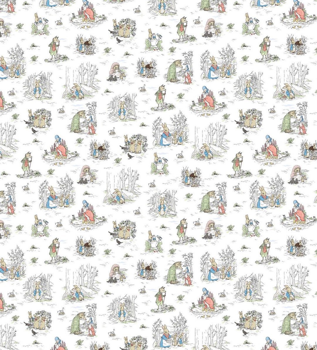 Peter Rabbit Fabric Childrens Storybooks Childrens - Etsy