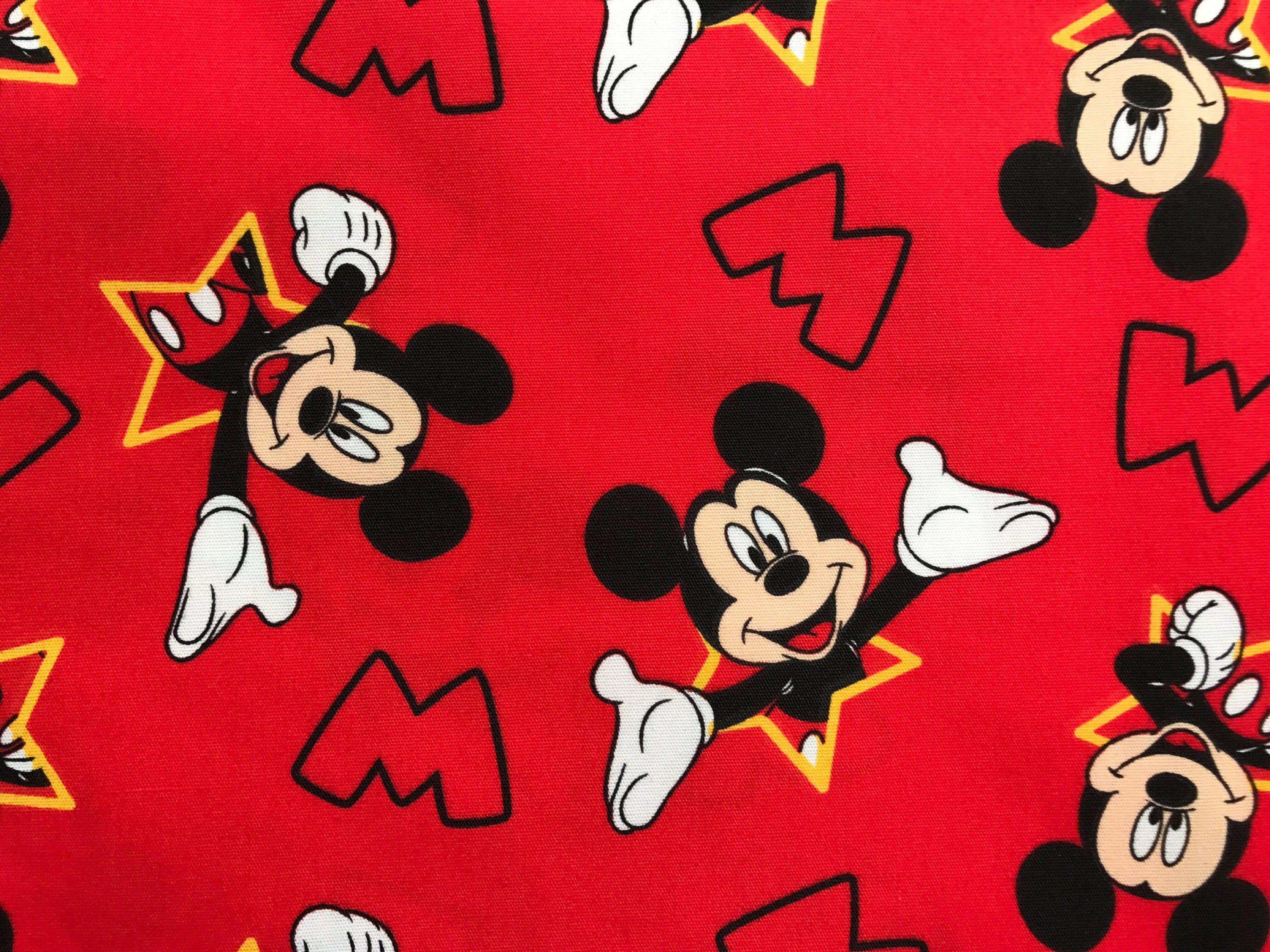 mickey mouse fabric toy box