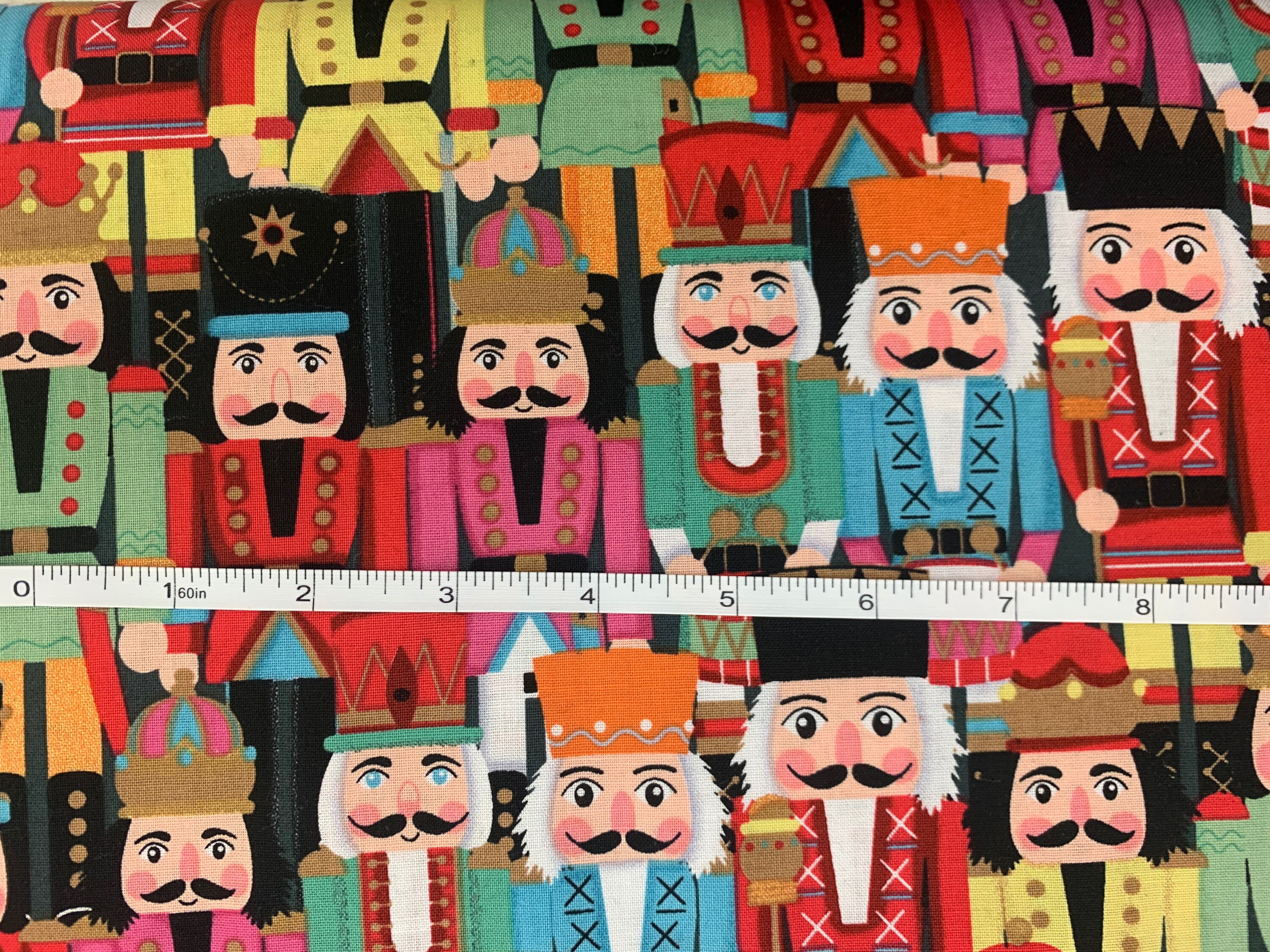 Nutcracker fabric holiday fabric cotton fabric Christmas Etsy