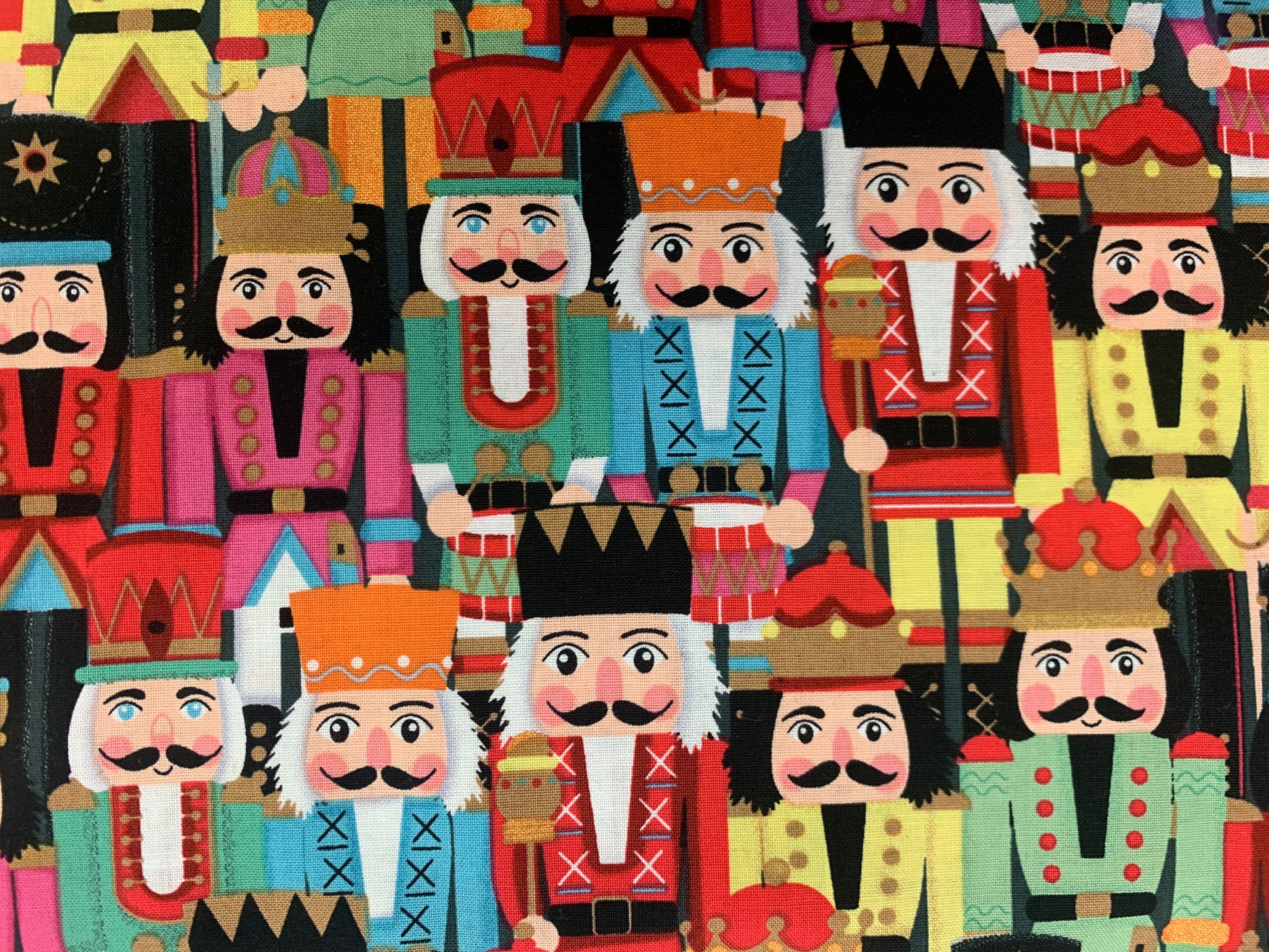 Nutcracker fabric holiday fabric cotton fabric Christmas Etsy