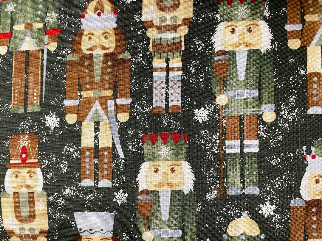 Nutcracker Fabric, Holiday Fabric, Cotton Fabric, Christmas Fabric